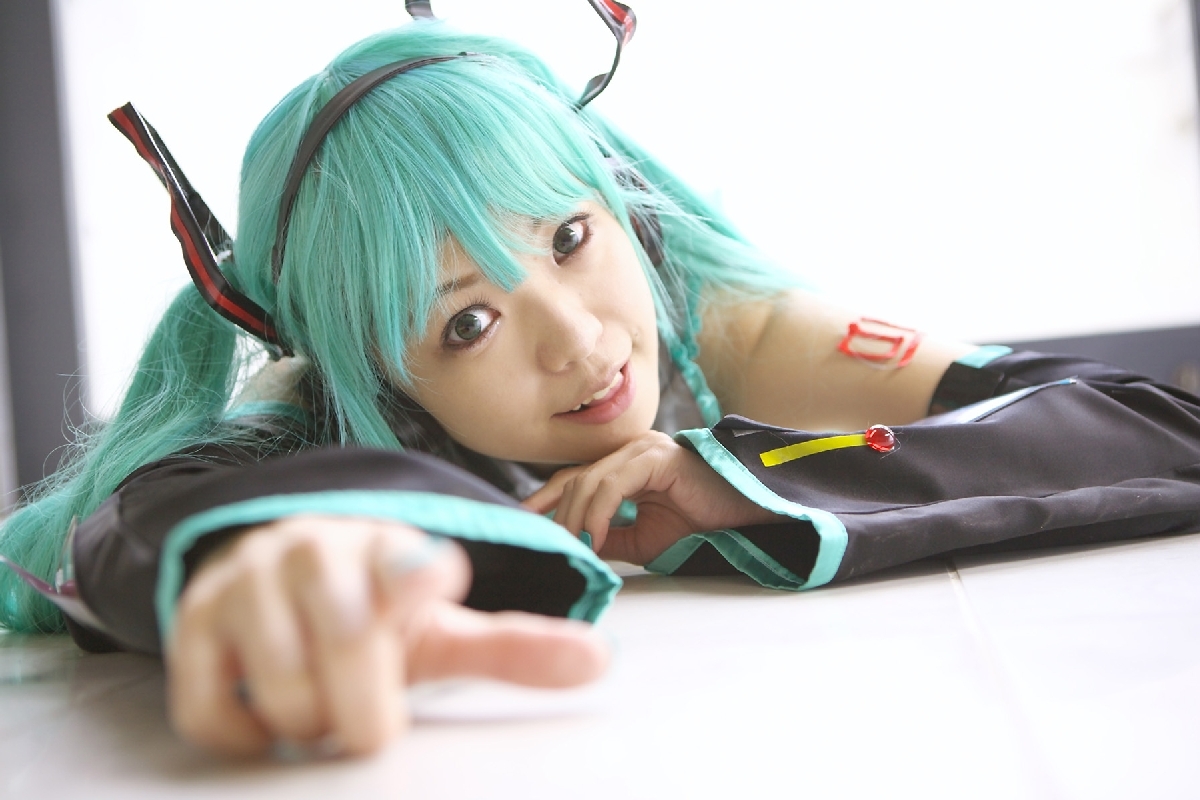 [Cosplay]  Vocaloid - Sexy Hatsune Miku
